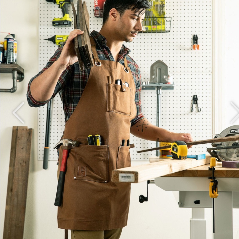 $151.55 TEXAS CANVAS WARES Waxed‎ Canvas Heavy Duty Work Apron With Pockets NIB